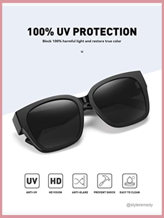 Oversized Fit Over Glasses Polarized Sunglasses UV Protection Driving main image 7